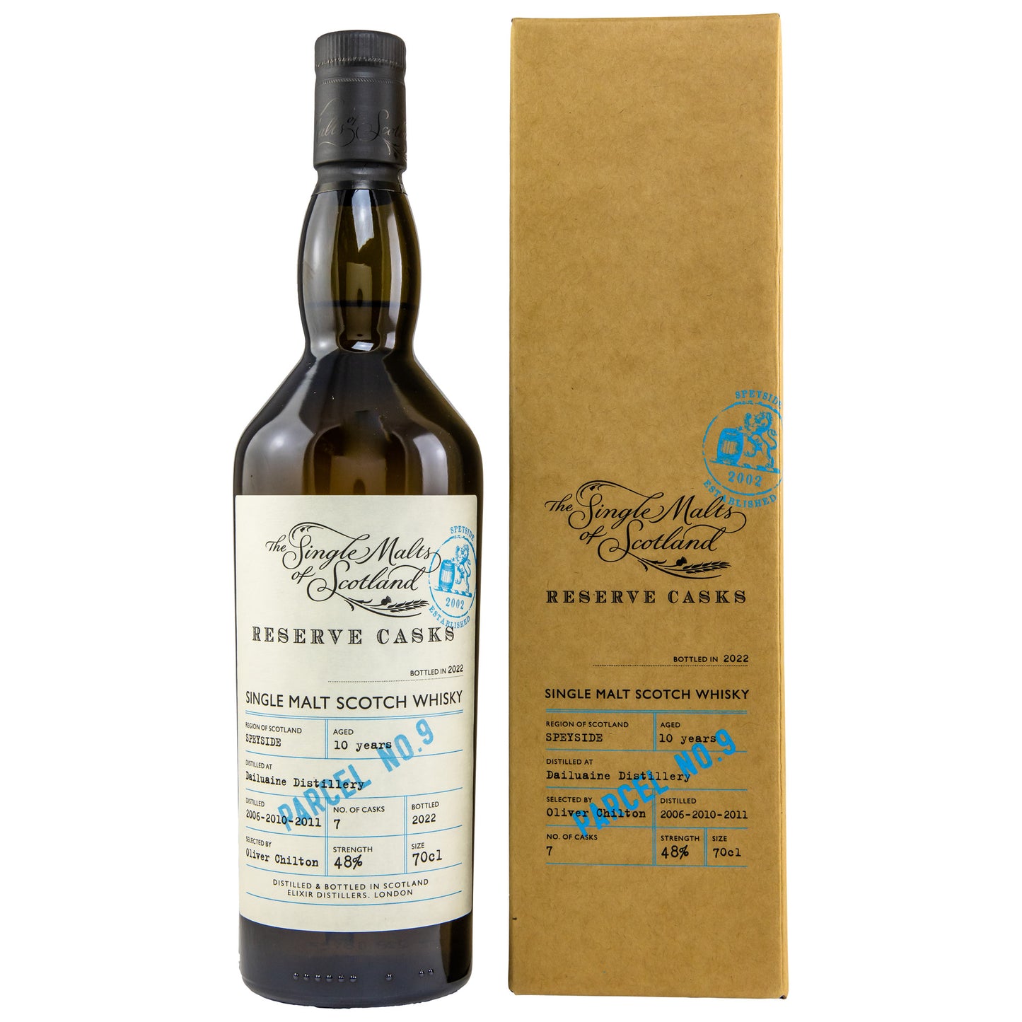 DAILUAINE - 10 Jahre Reserve Cask Parcel 9 (SMoS) - 48% Vol.