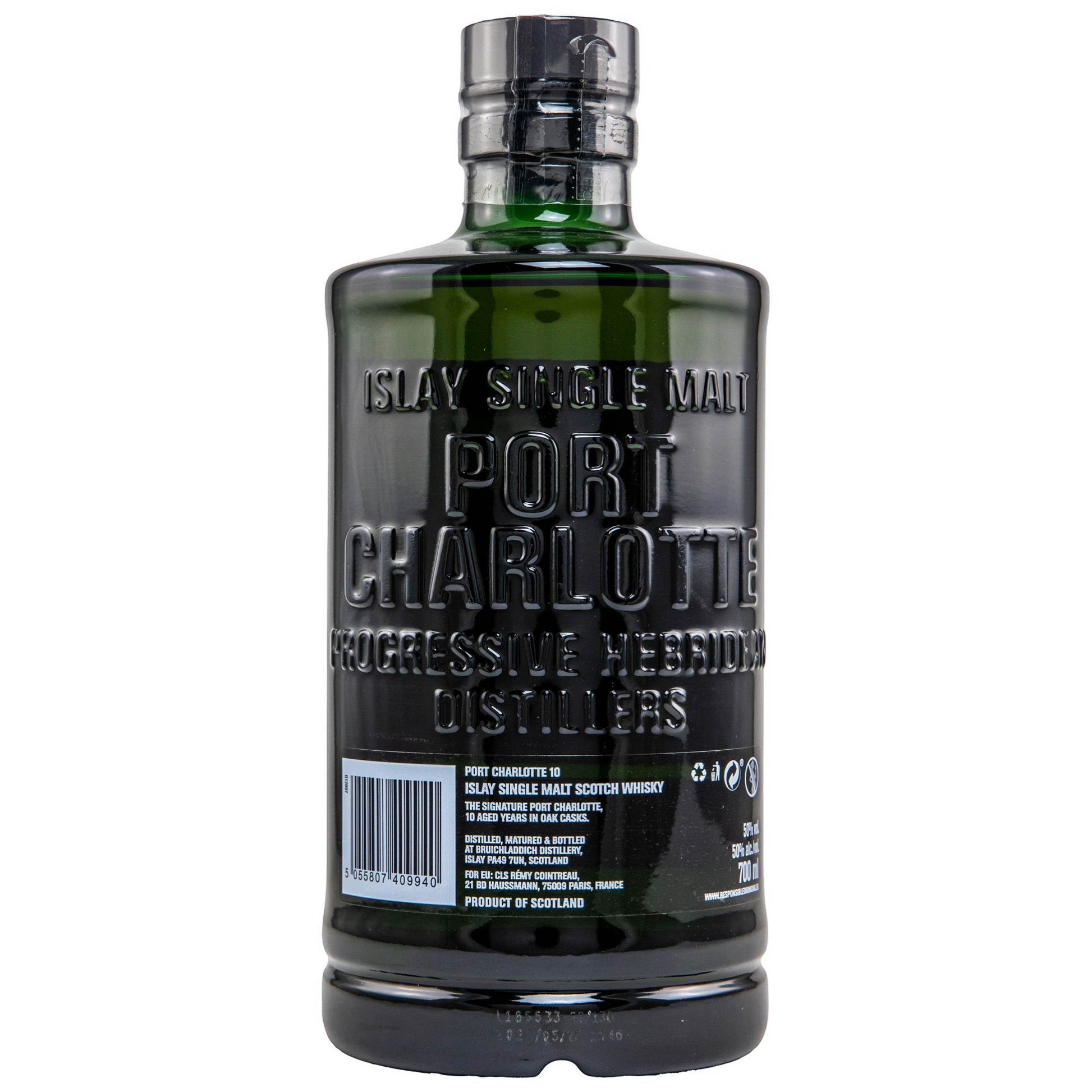 PORT CHARLOTTE  - 10 Jahre Heavily Peated ohne Tube- 50% vol. - Schwarzbach Spirits