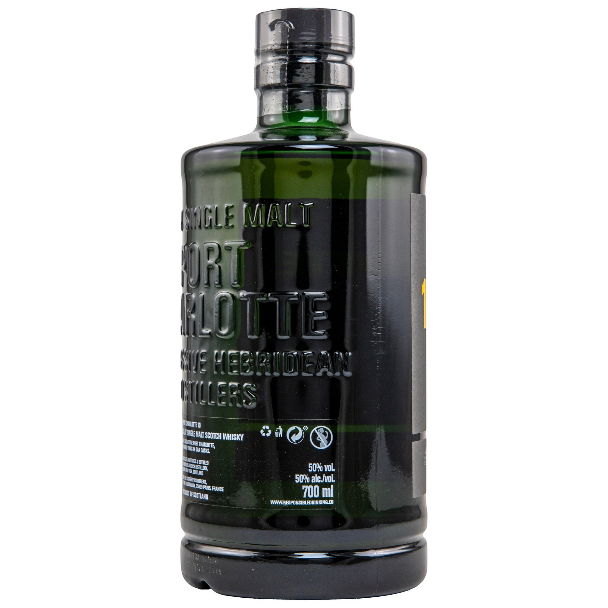 PORT CHARLOTTE  - 10 Jahre Heavily Peated ohne Tube- 50% vol. - Schwarzbach Spirits