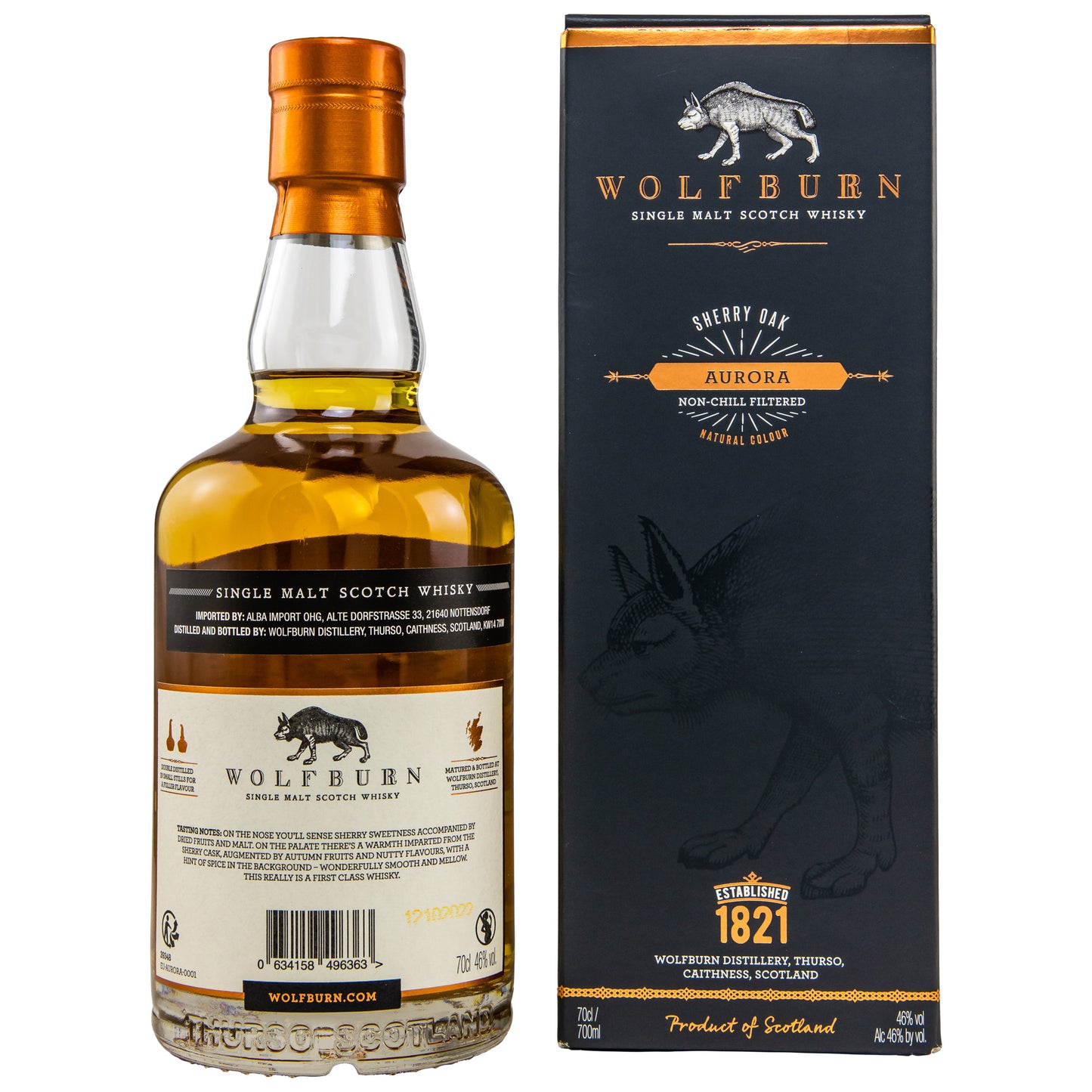 WOLFBURN - Aurora Sherry Oak - 46% Vol.