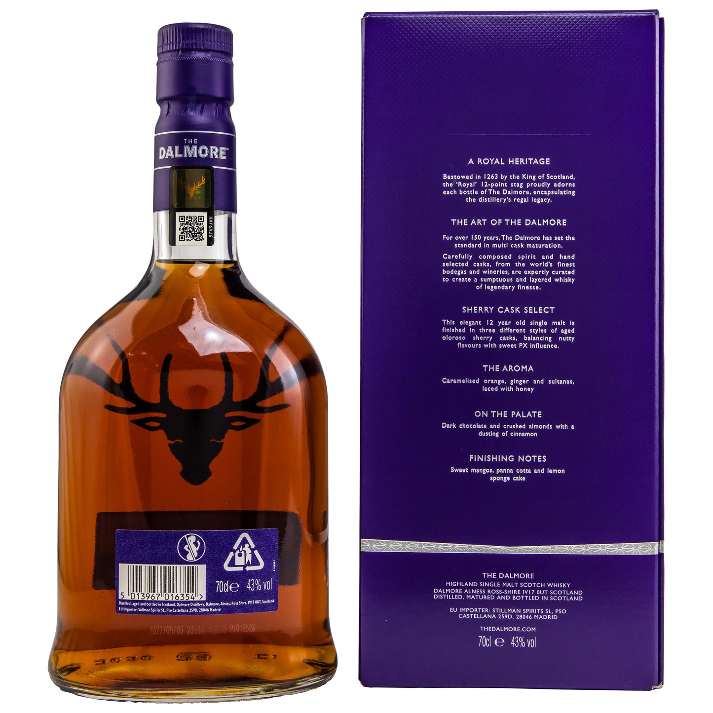 DALMORE - 12 Jahre Sherry Select - 43% vol. - Schwarzbach Spirits