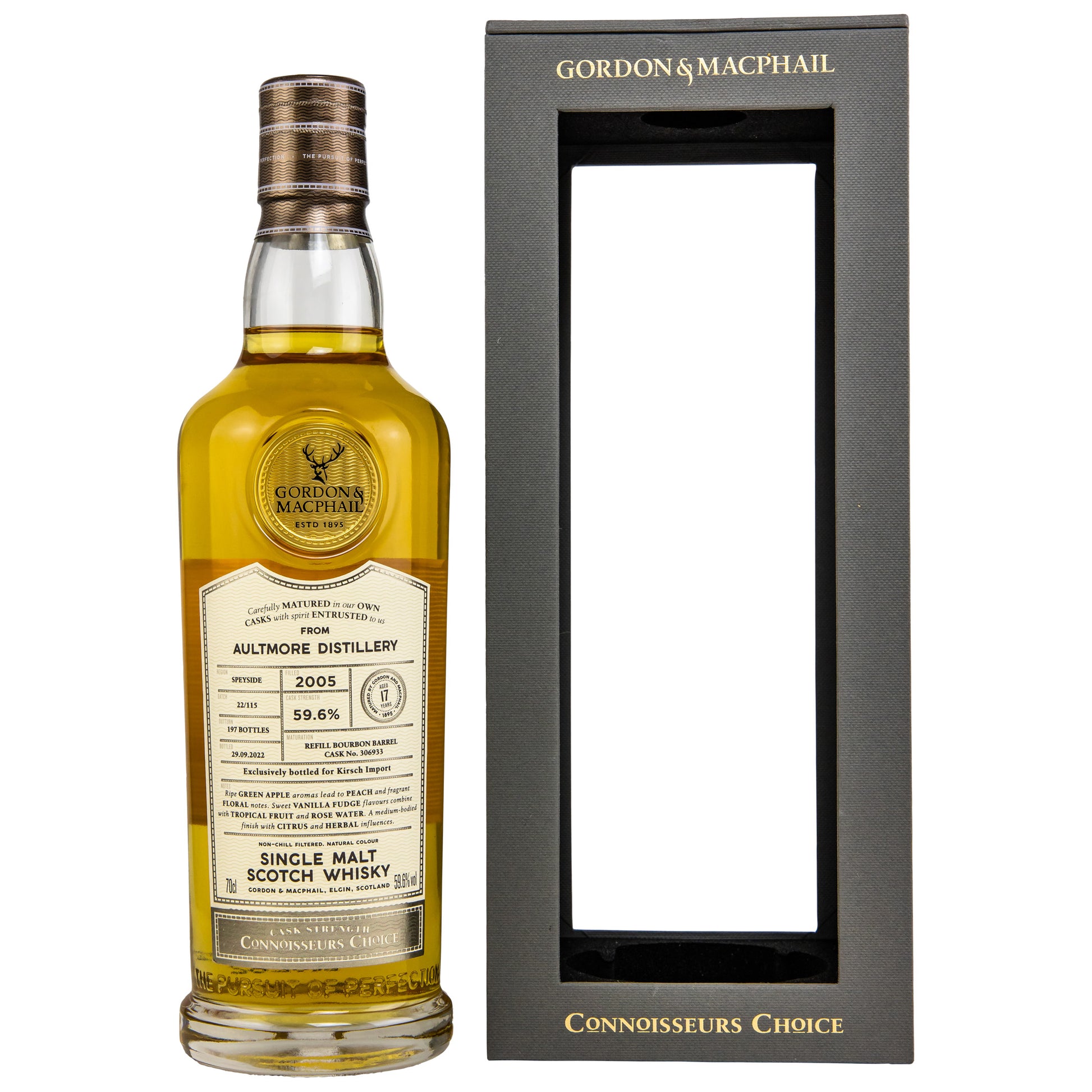 Gordon & MacPhail - Aultmore 2005/2022 - 59,6% Vol. - Schwarzbach Spirits