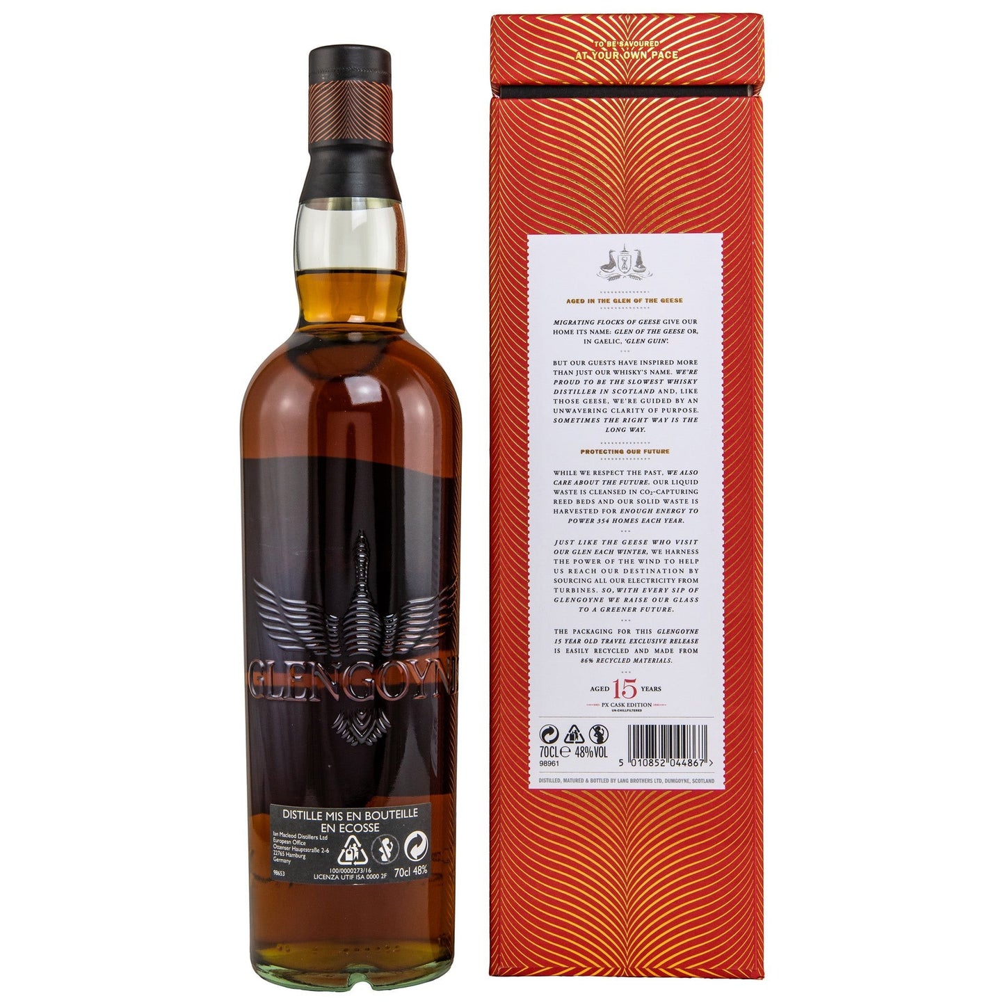 GLENGOYNE - 15 Jahre PX Cask - 48% Vol.