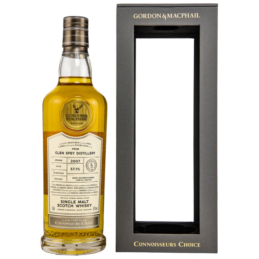 Gordon & MacPhail - Glen Spey 2007/2023  - 57,1% Vol. - Schwarzbach Spirits