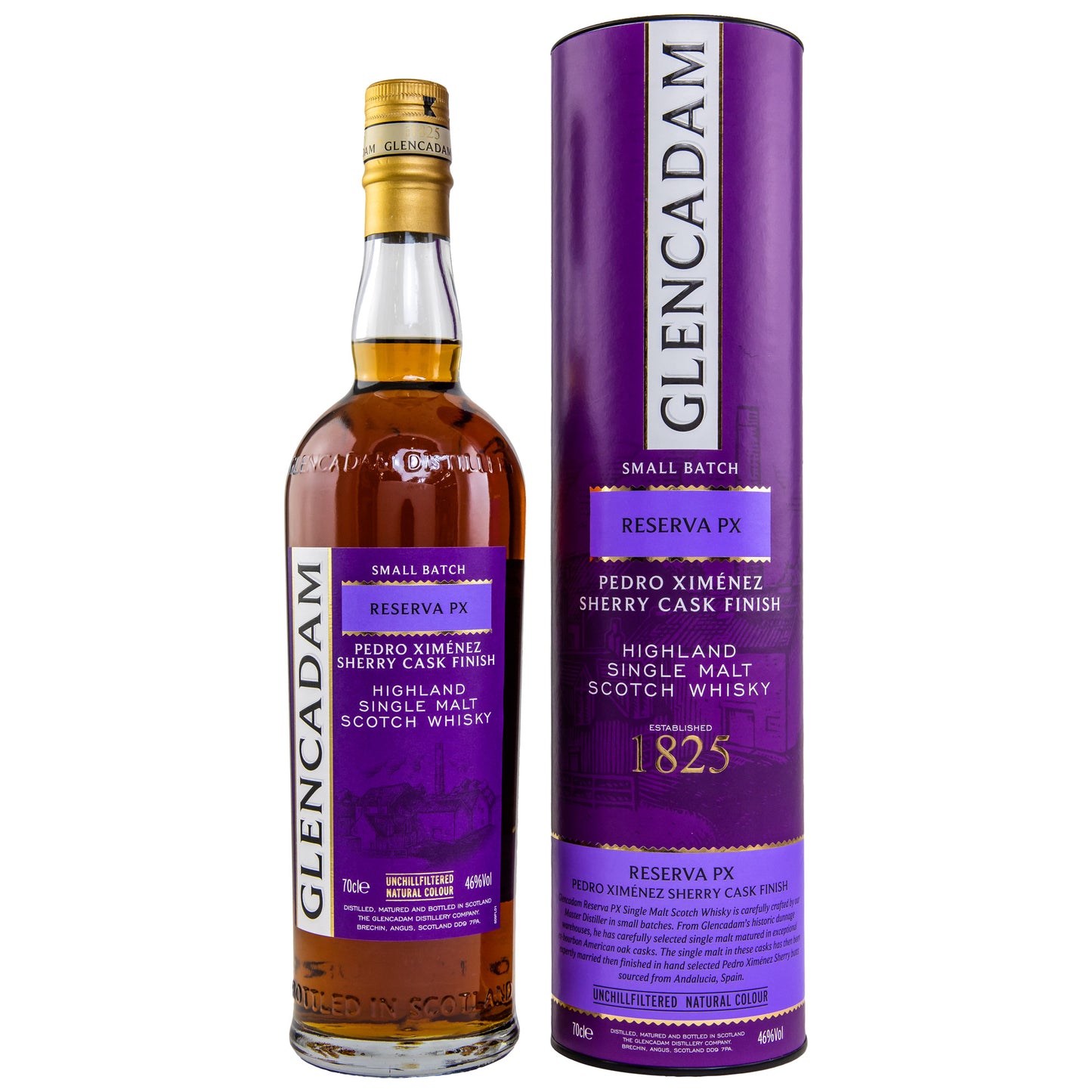 GLENCADAM - PX Sherry Cask Finish - 46% Vol.