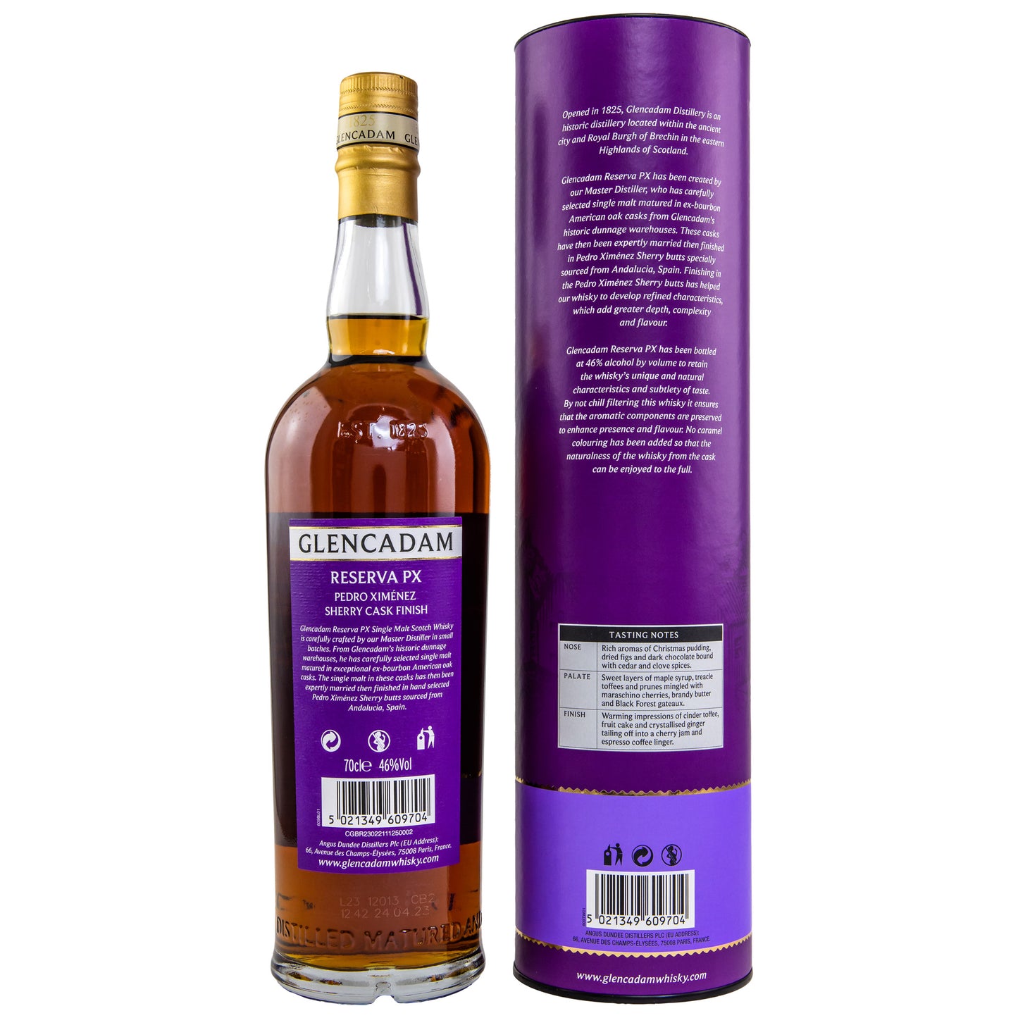 GLENCADAM - PX Sherry Cask Finish - 46% Vol.