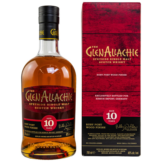 GLENALLACHIE - 10 Jahre Ruby Port Wood Finish - 48% Vol.