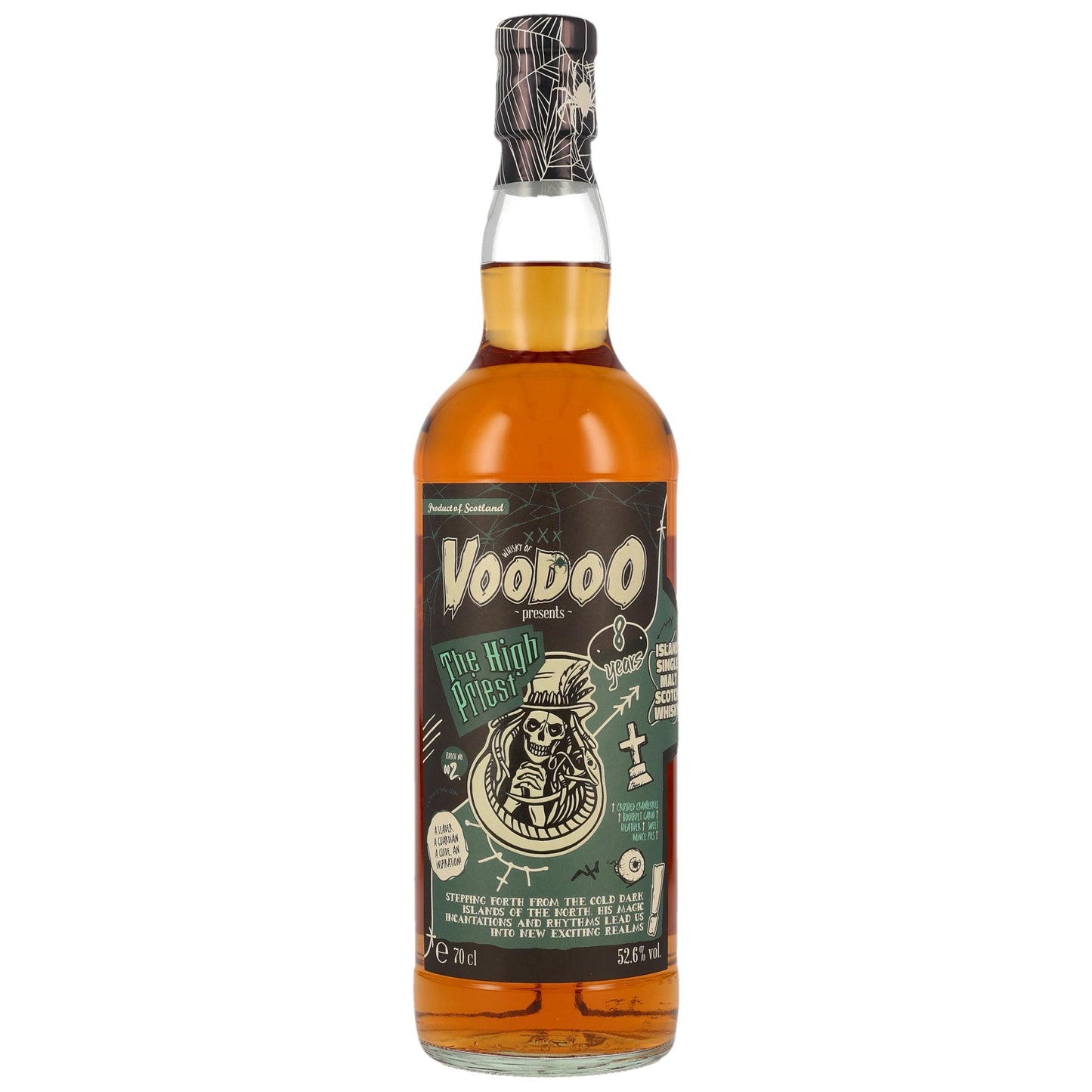 WHISKY OF VOODOO - The High Priest 8 Jahre Island Single Malt - 52,6% Vol.