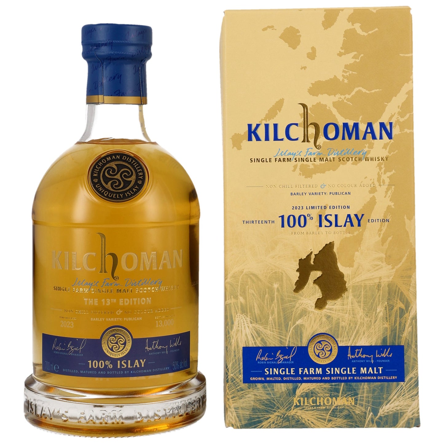 KILCHOMAN - 100% Islay  13th Edition (2023) - 50% Vol.