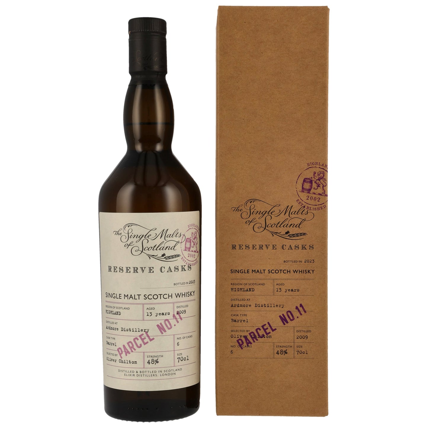 ARDMORE - 2009/2023 13 Jahre Reserve Cask Parcel 11 - 48% Vol.