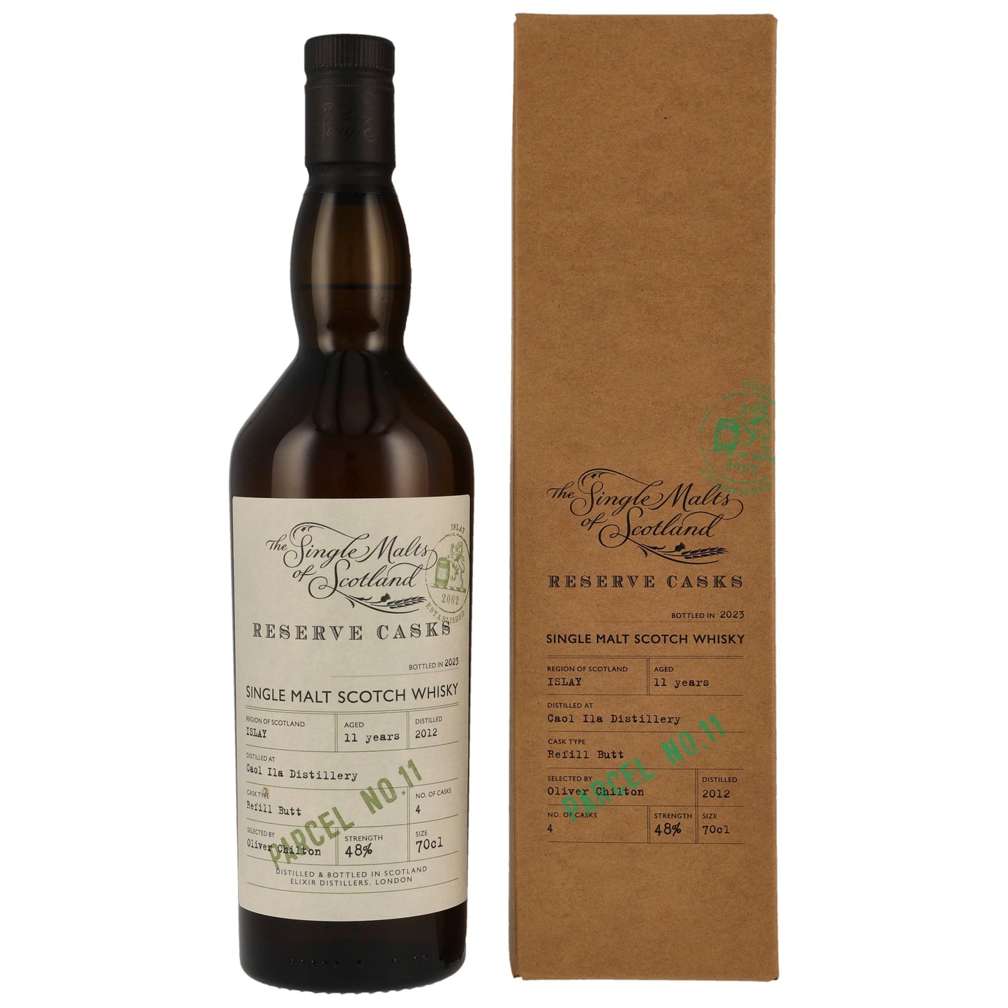 CAOL ILA - 2012/2023 11 Jahre Reserve Cask Parcel 11 (SMoS) - 48% Vol.