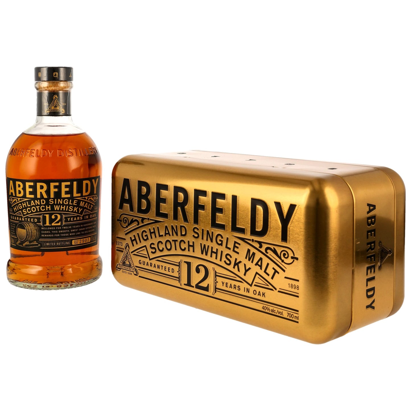 ABERFELDY - 12 Jahre Goldbarren GP - 40% Vol.