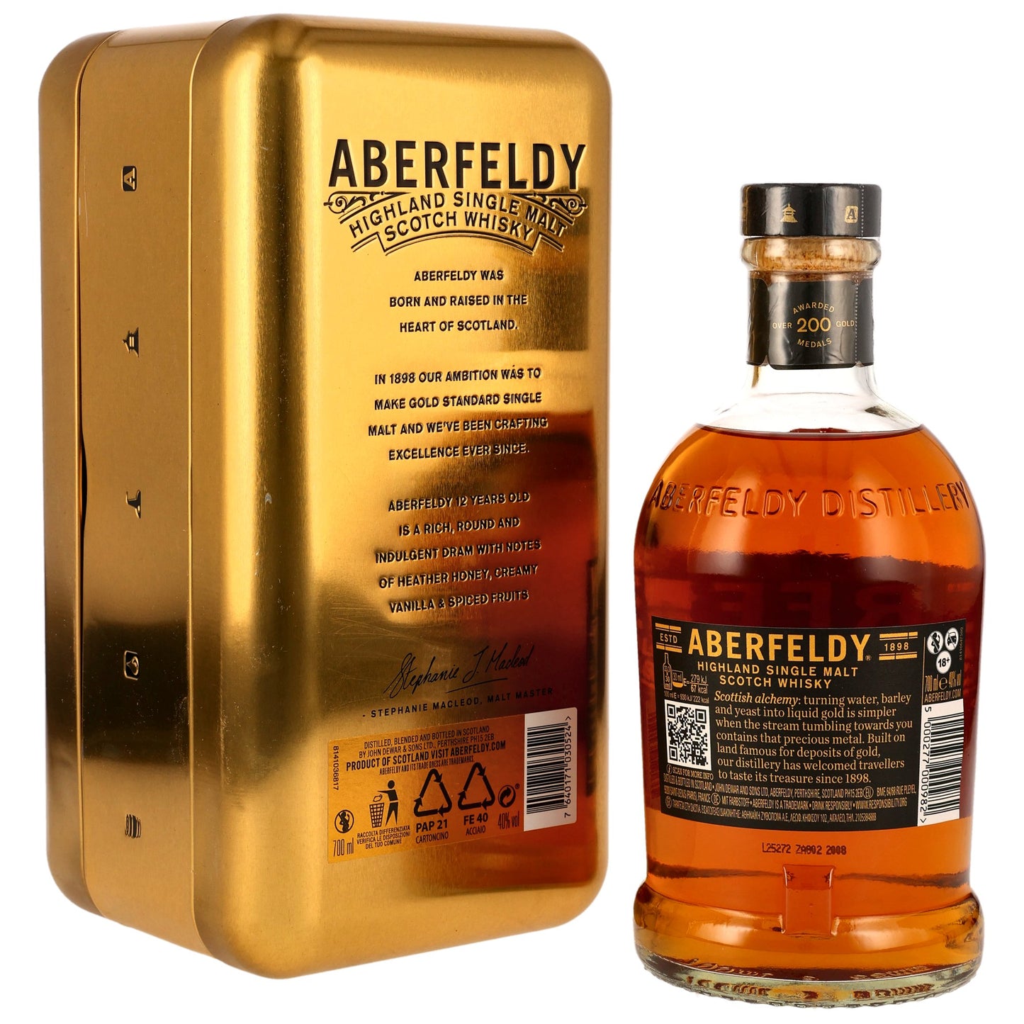 ABERFELDY - 12 Jahre Goldbarren GP - 40% Vol.