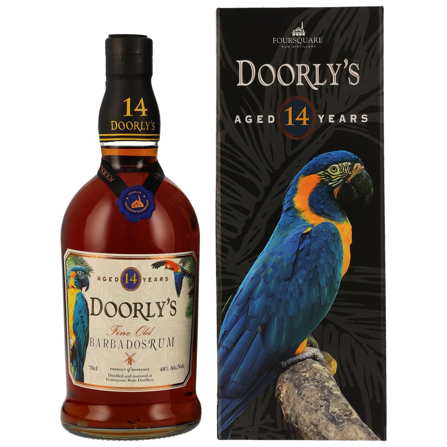 DOORLYS - 14 Jahre Barbados Rum - 48% Vol.
