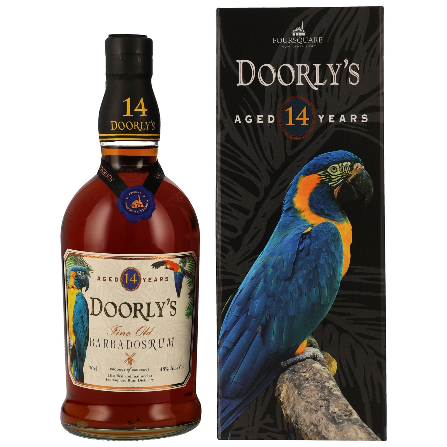 DOORLYS - 14 Jahre Barbados Rum - 48% Vol.