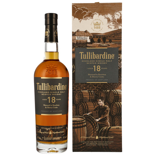 TULLIBARDINE - 18 Jahre - 43% Vol.