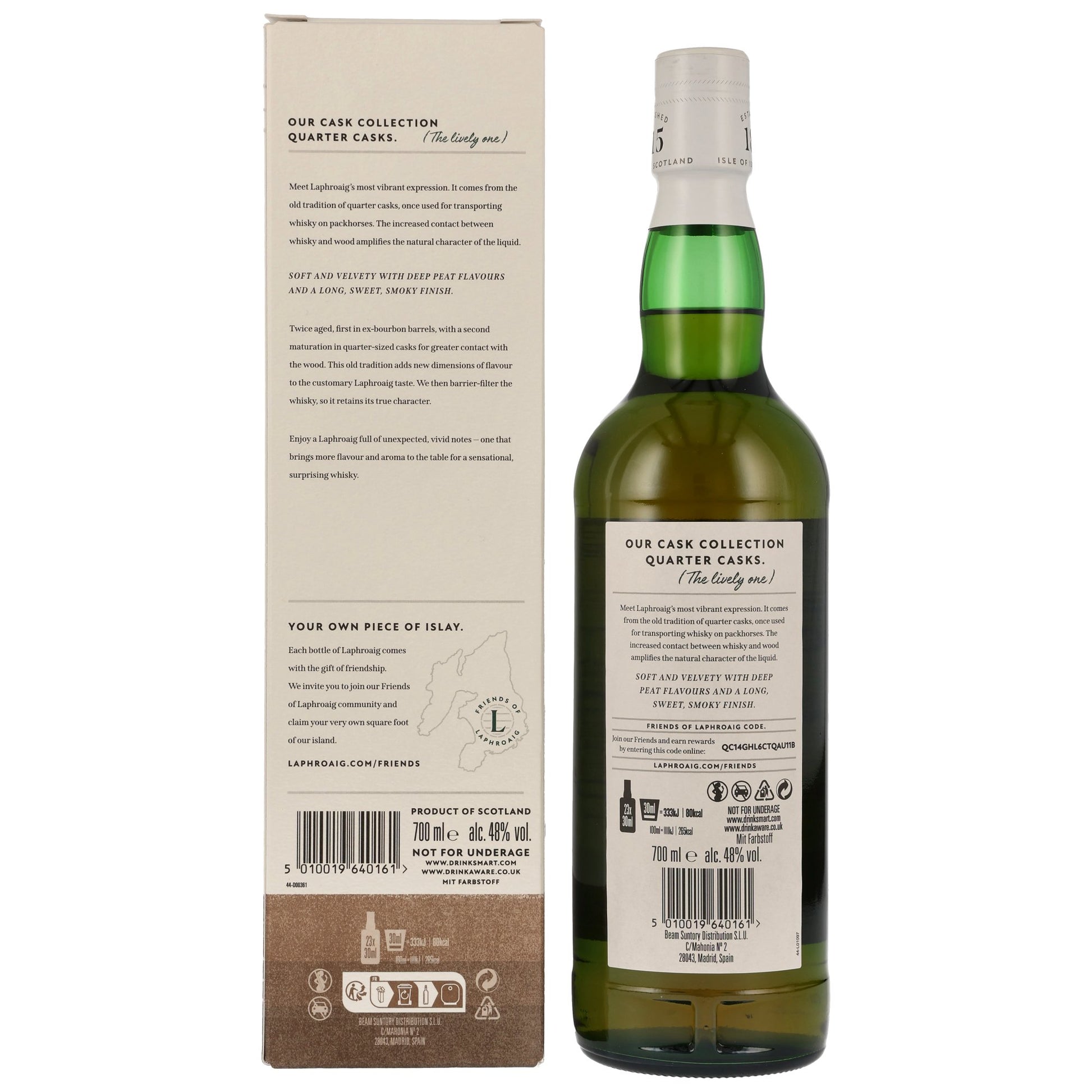 LAPHROAIG - Quarter Cask - 48% vol. - Schwarzbach Spirits