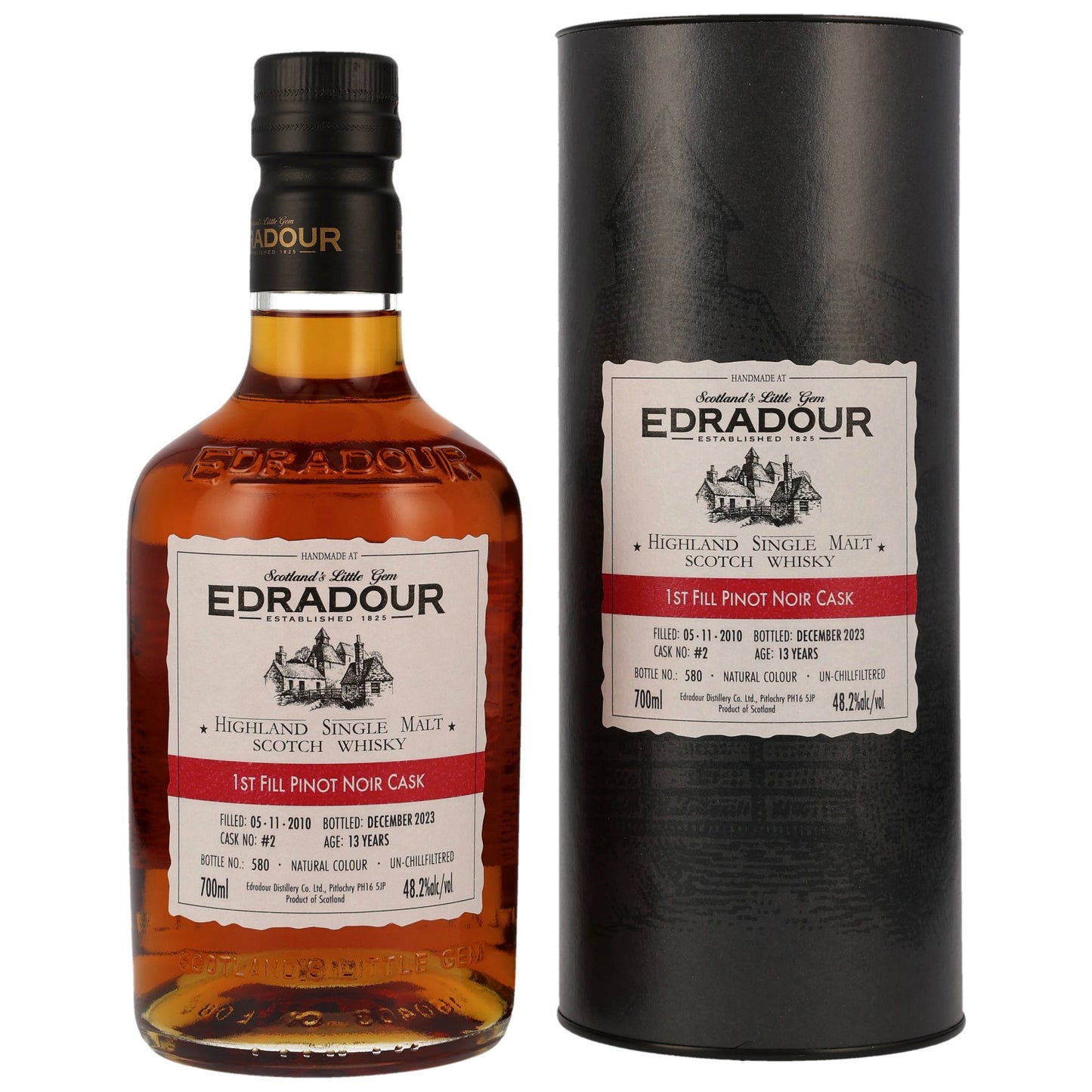 EDRADOUR - 13 Jahre Pinot Noir Cask #2 - St. Michael Eppan - 48,2% Vol.