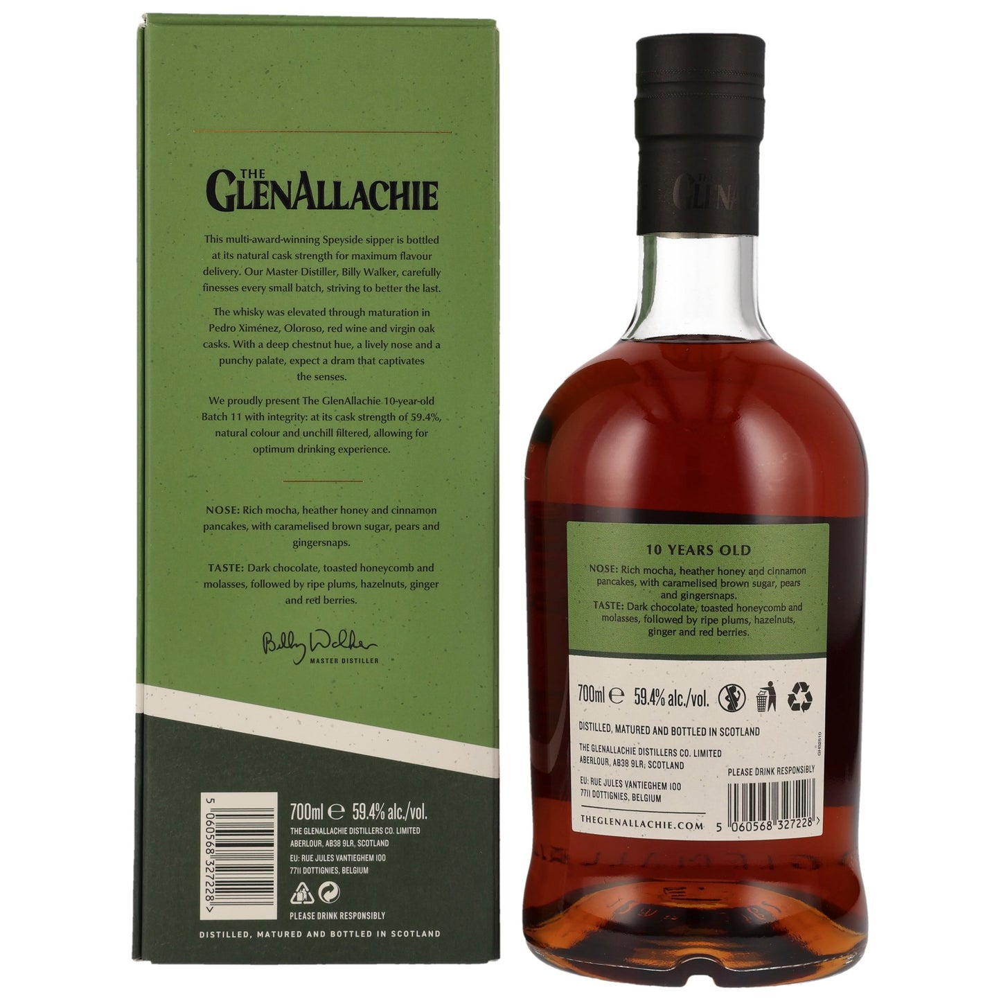 GLENALLACHIE - 10 Jahre Batch 11 Cask Strength - 59,4% Vol.