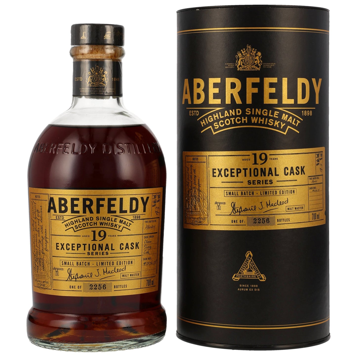 ABERFELDY - 19 Jahre Sherry Cask Limited Edition - 43% Vol.