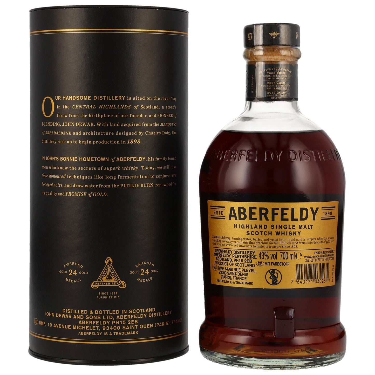 ABERFELDY - 19 Jahre Sherry Cask Limited Edition - 43% Vol.