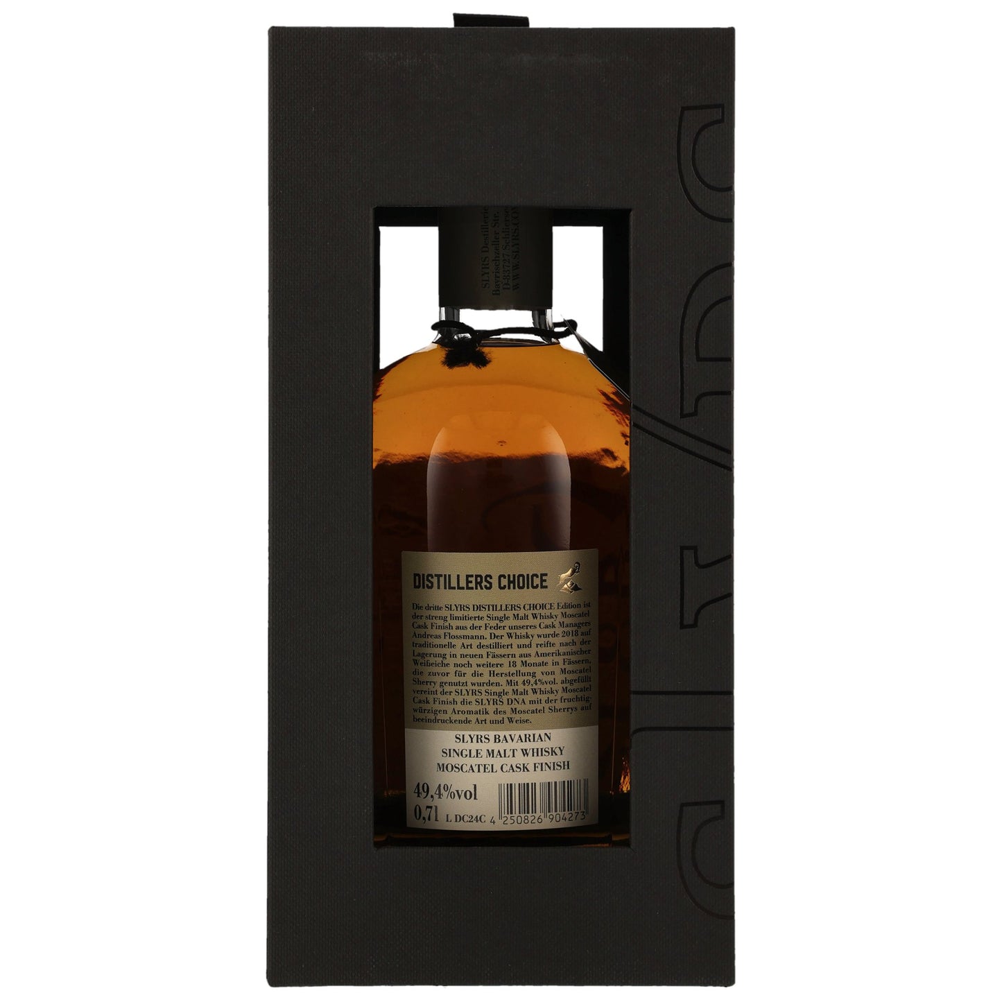 SLYRS - Single Malt Moscatel Cask Finish Distillers Choice - 49,4 % vol.