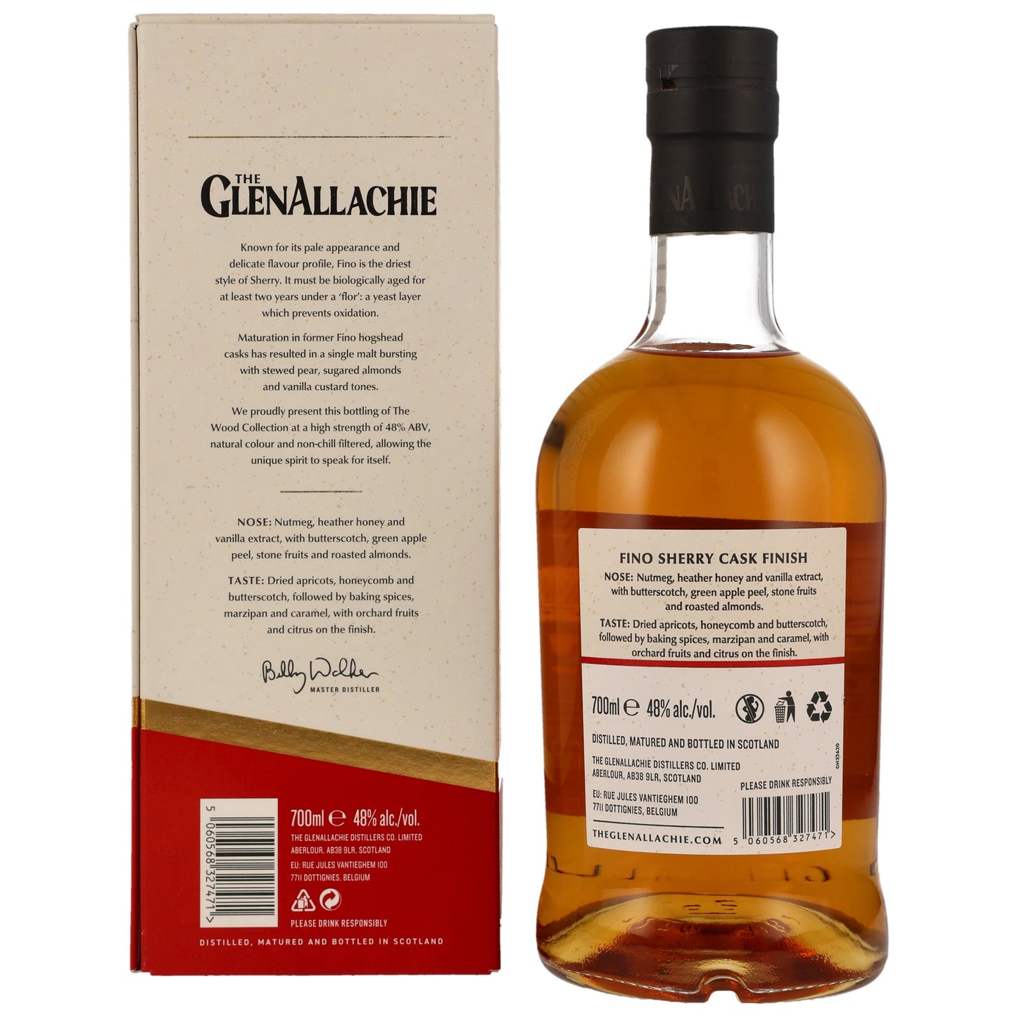 GLENALLACHIE - 9 Jahre Fino Sherry Finish Limited Edition - 48% Vol.