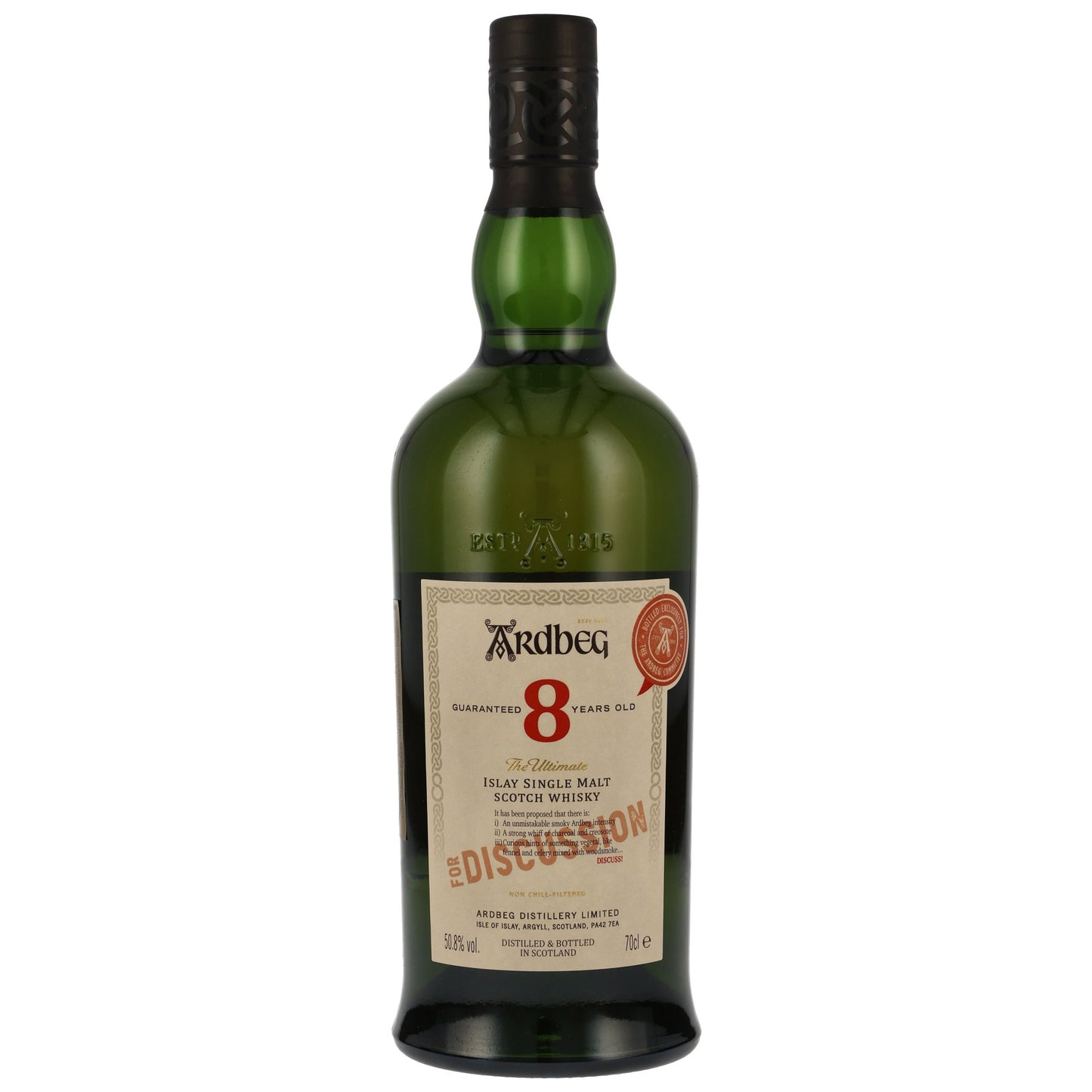 ARDBEG - 8 Years for Discussion - 50,8% Vol.