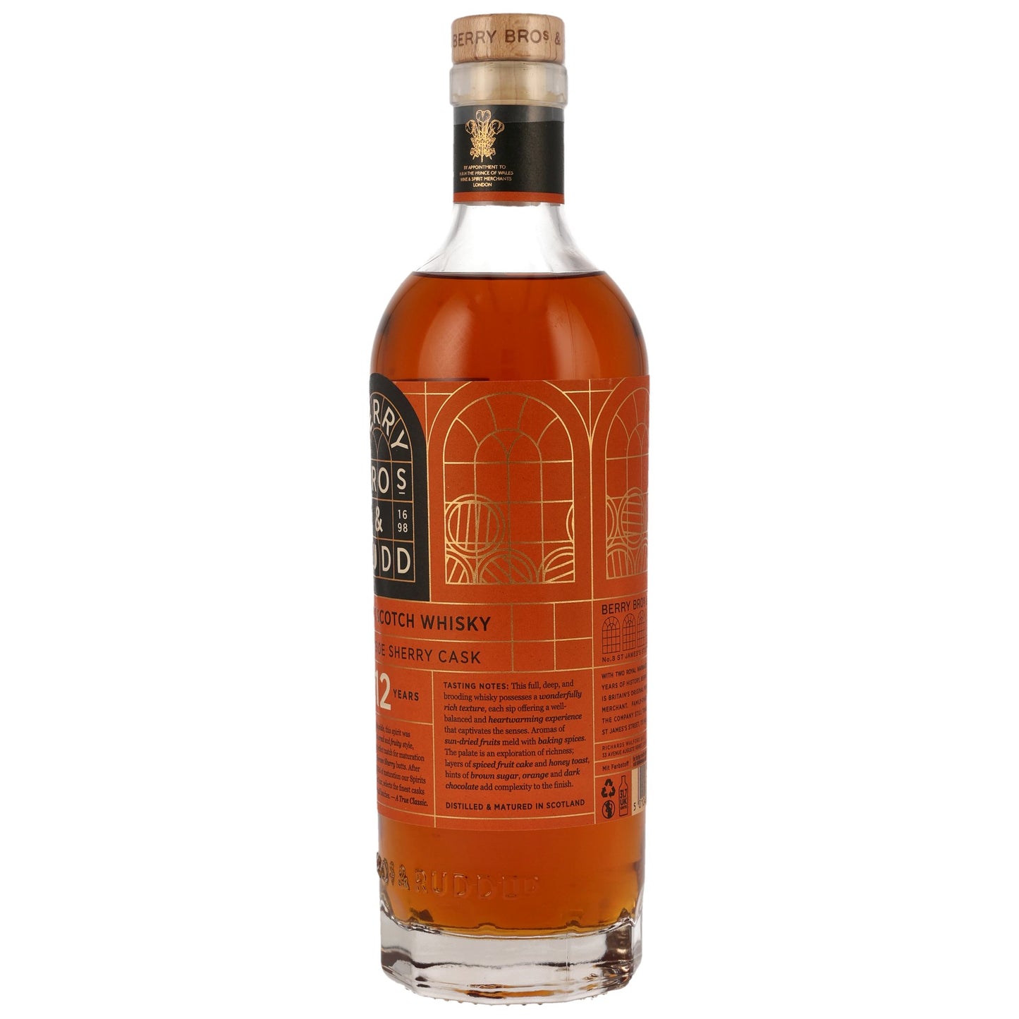 BERRY BROS. & RUDD - Speyside Sherry Cask 12 Jahre - 45,3% Vol.