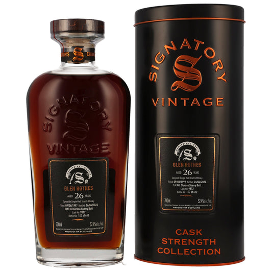 GLENROTHES - 1997/2024 26 Jahre 1st Fill Oloroso Sherry Butt #709812 Symingtons Choice - 52,4% Vol.