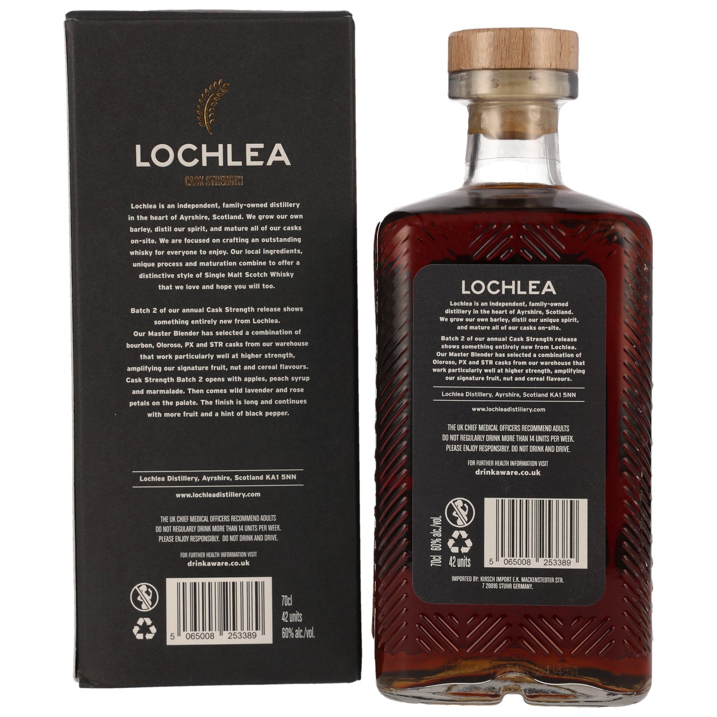 LOCHLEA - Cask Strength Batch #2 - 60% Vol.