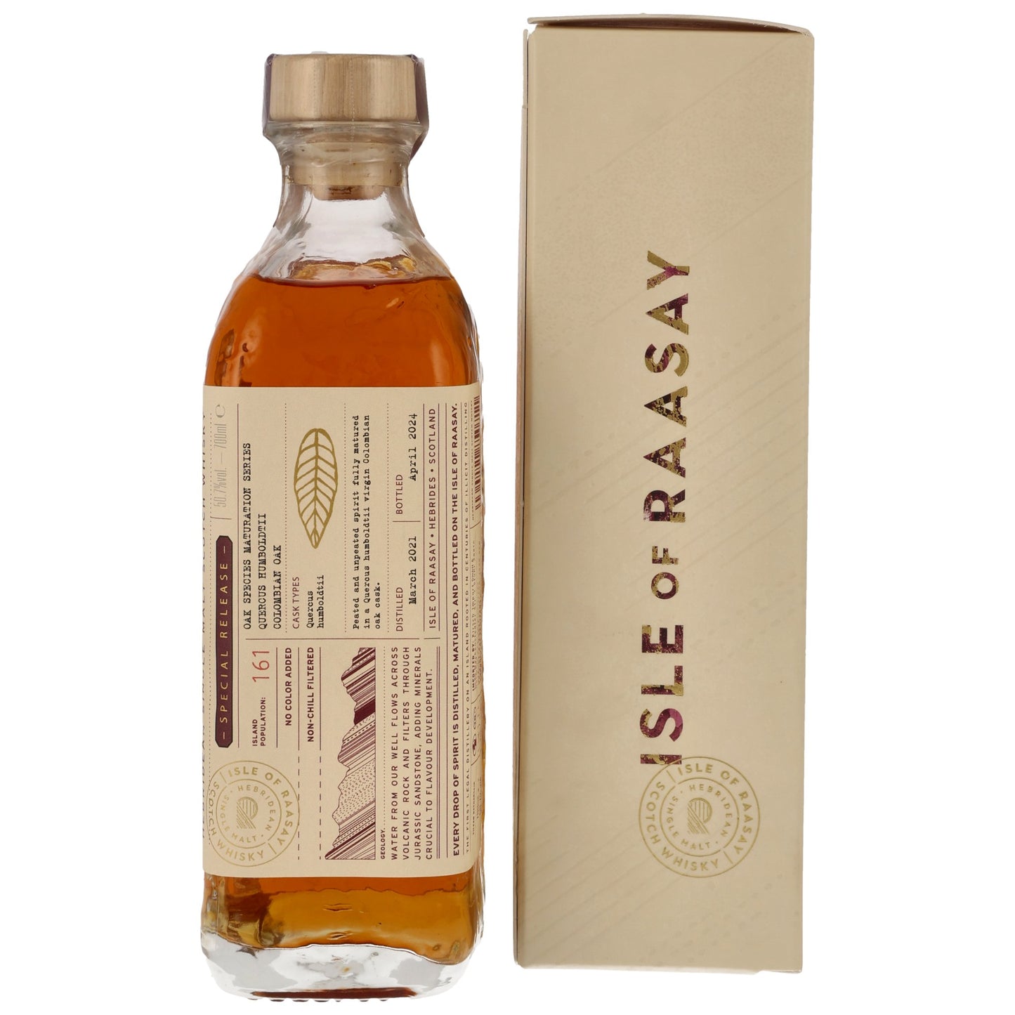 ISLE OF RAASAY - Quercus Humboldtii Columbian Oak - 50.7% Vol.