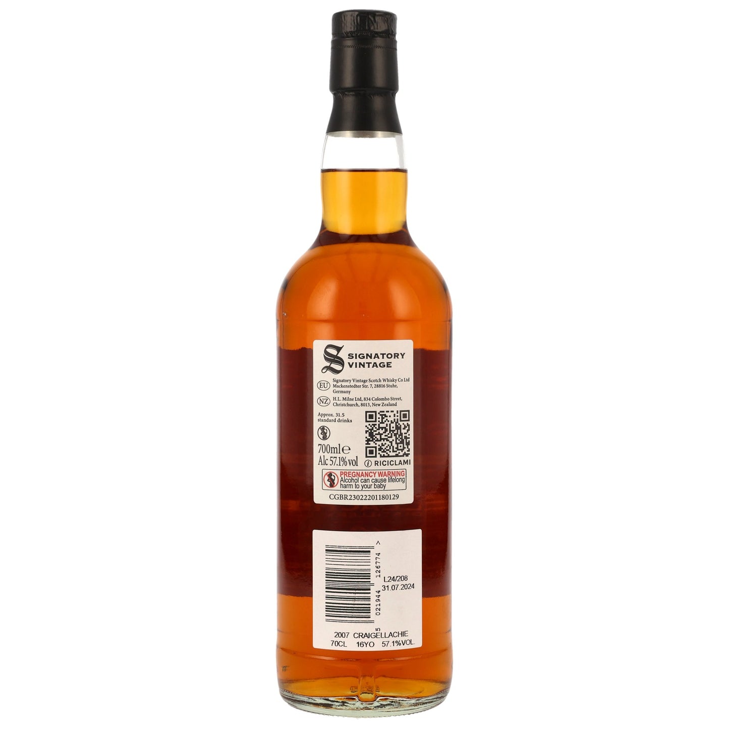 CRAIGELLACHIE - 16 Jahre Signatory 100 PROOF Exceptional Edition #4 - 57,1% Vol.