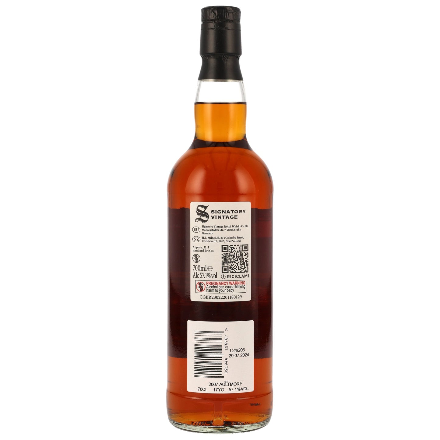 AULTMORE - 17 Jahre Signatory 100 PROOF Exceptional Edition #5 - 57,1% Vol.