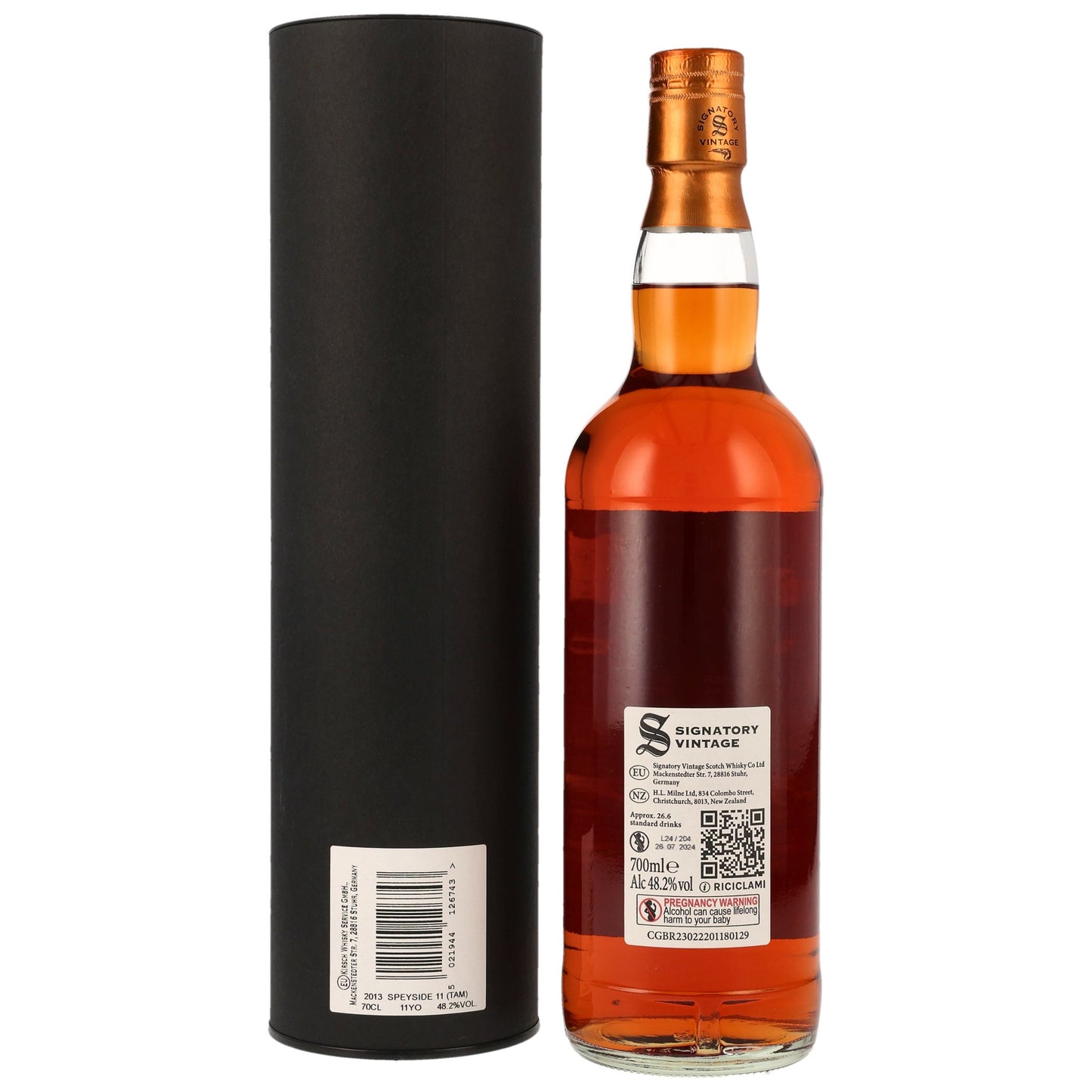 SIGNATORY VINTAGE - Secret Speyside (TAM) 2013 11 Jahre Small Batch Edition #13 - 48,2% Vol.