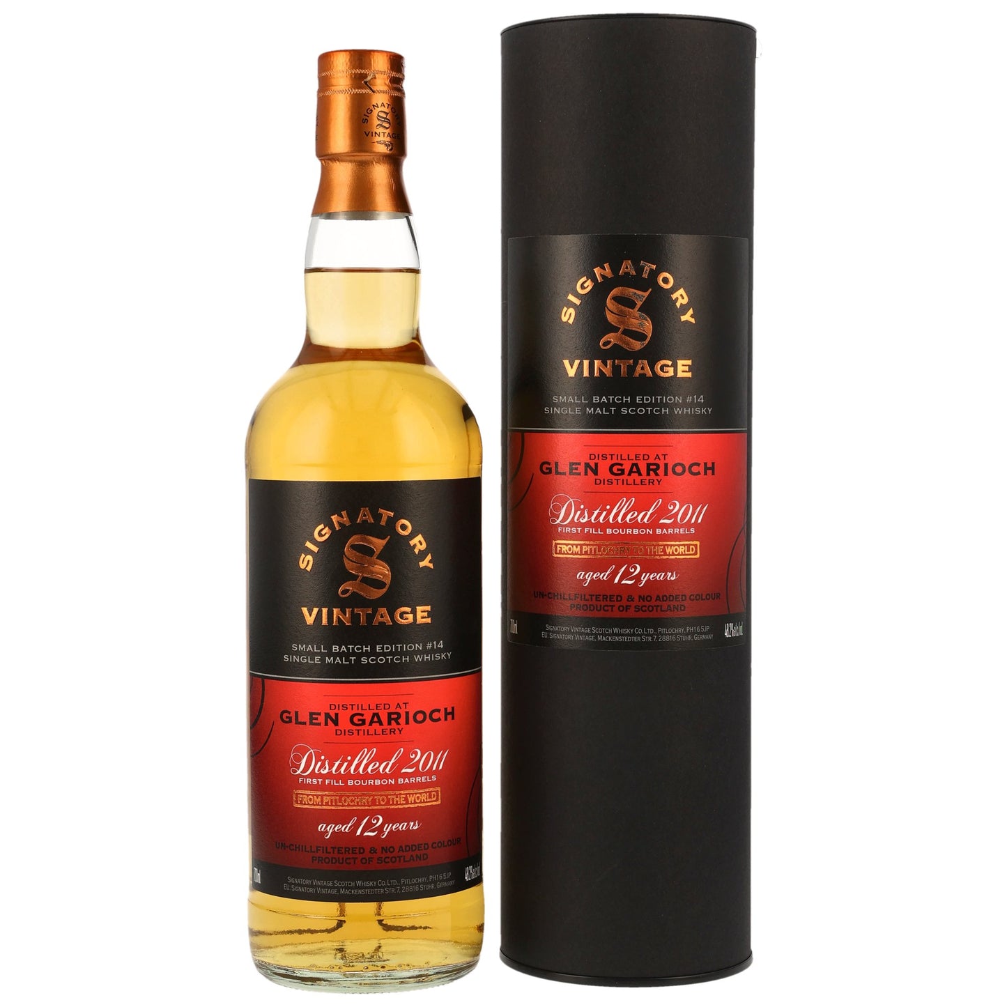 SIGNATORY VINTAGE - Glen Garioch 2011 12 Jahre Small Batch Edition #14 - 48,2% Vol.