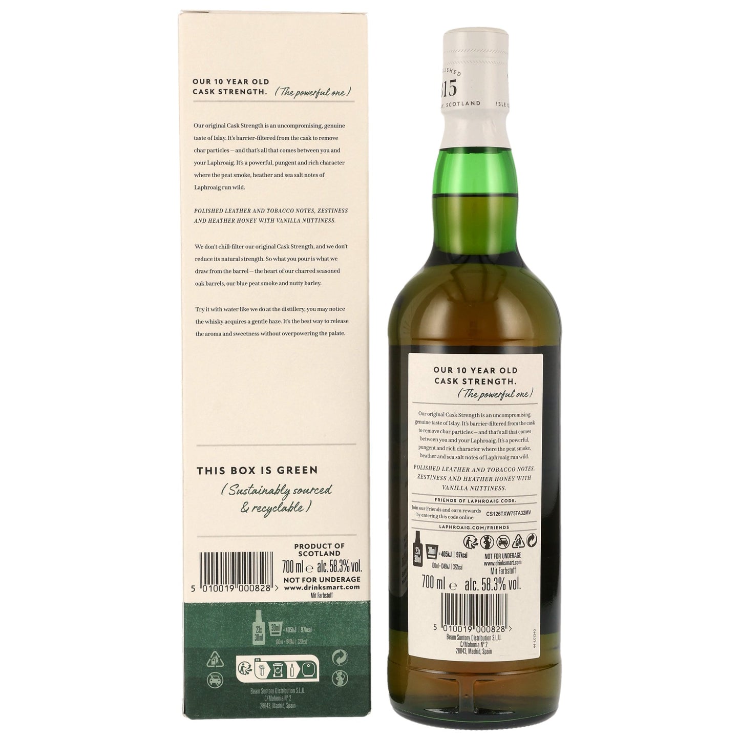 LAPHROAIG - 10 Jahre Cask Strength Batch 17 - 58,3% Vol.