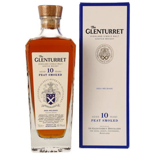 GLENTURRET - 10 Jahre Peat Smoked Release 2024 - 48,4% Vol.