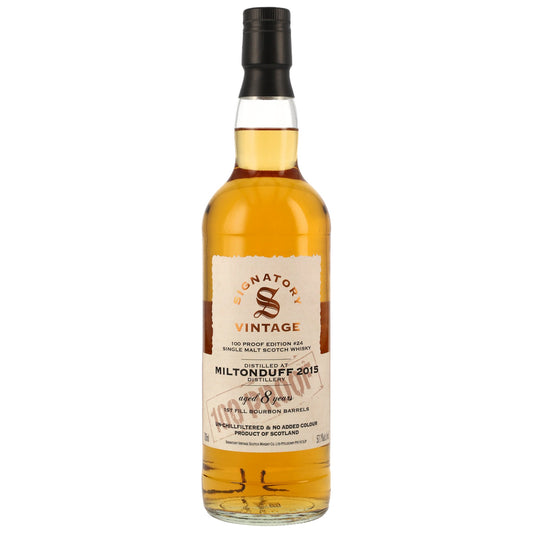 MILTONDUFF - 2015/2024 8 Jahre Signatory 100 PROOF Edition #24 - 57,1% Vol.