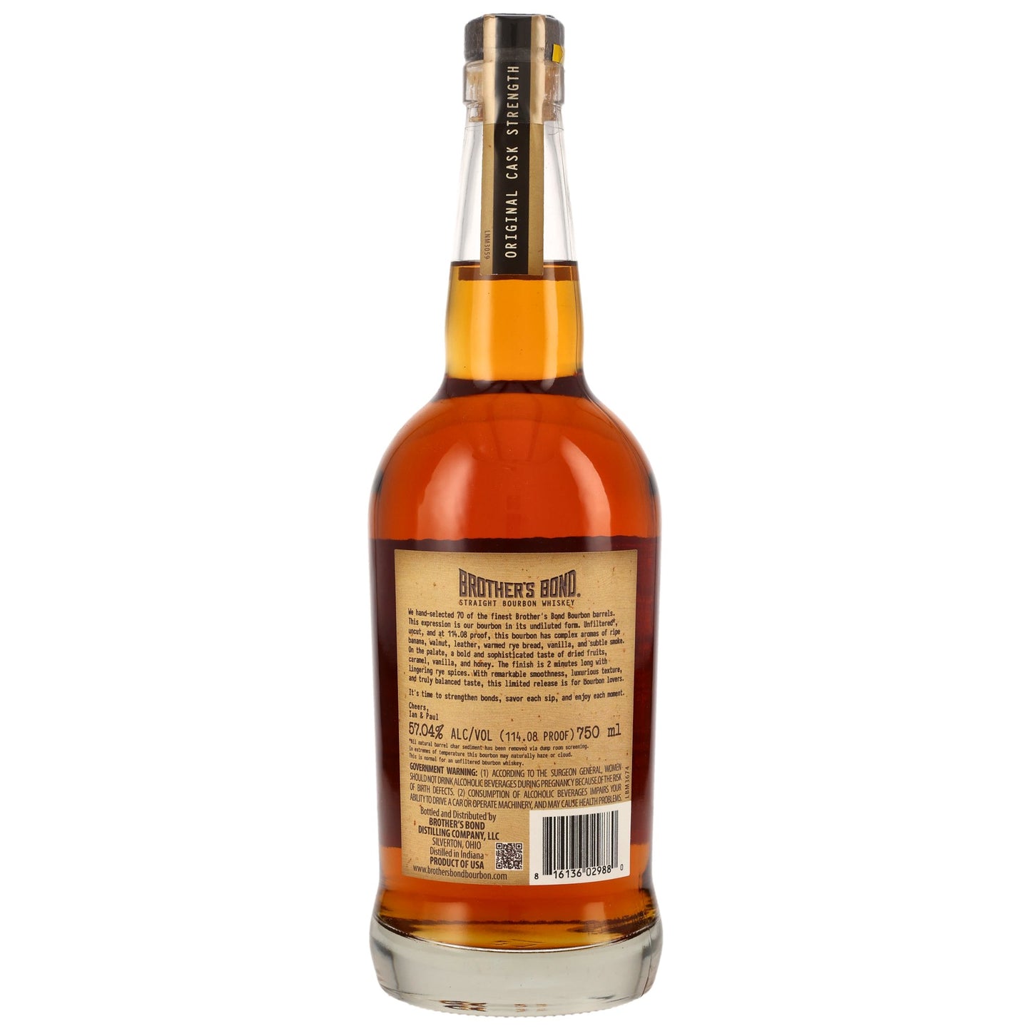 Brothers Bond - Bourbon Cask Strength - 57,04% Vol.