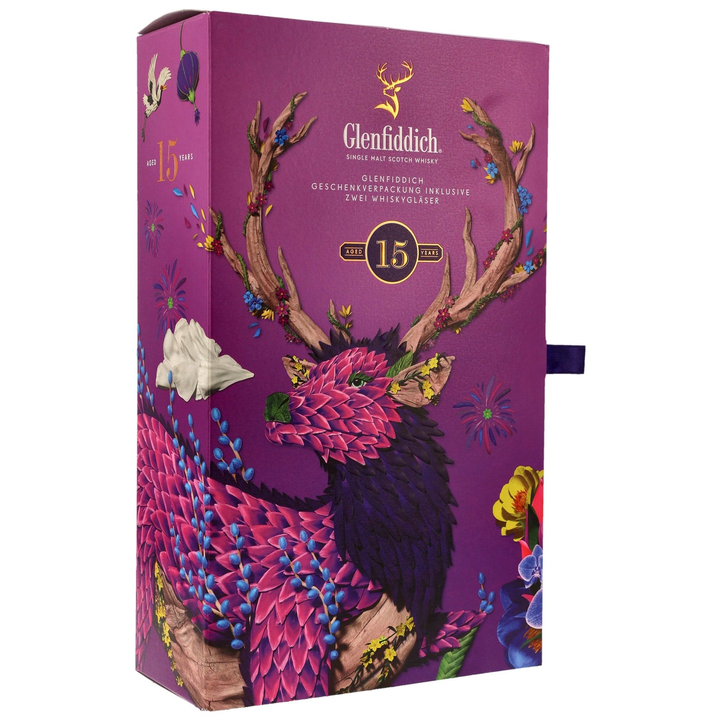 GLENFIDDICH - 15 Jahre + 2 Gläser - 40% Vol.