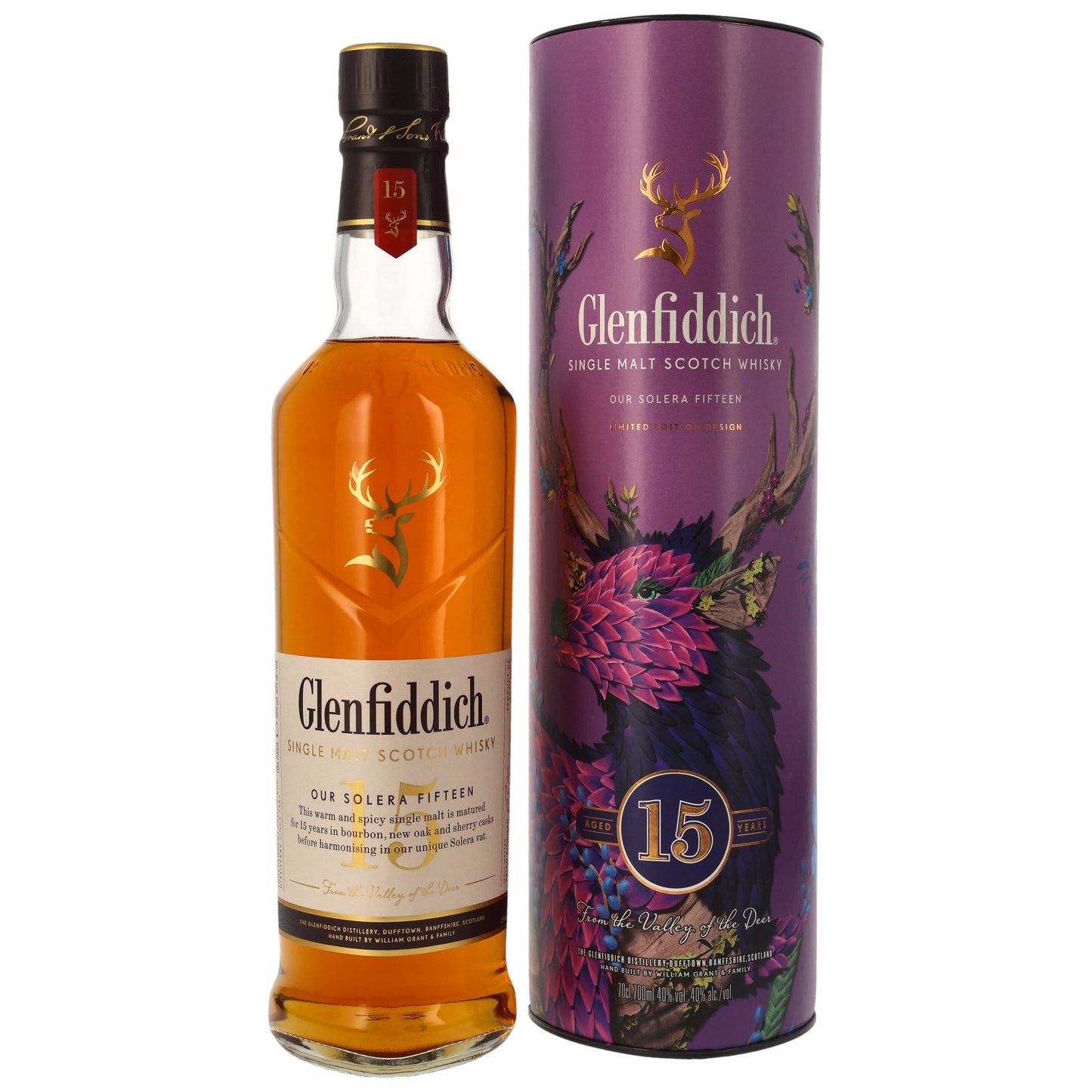 GLENFIDDICH - 15 Jahre Solera Limited Design 2024 - 40% Vol.