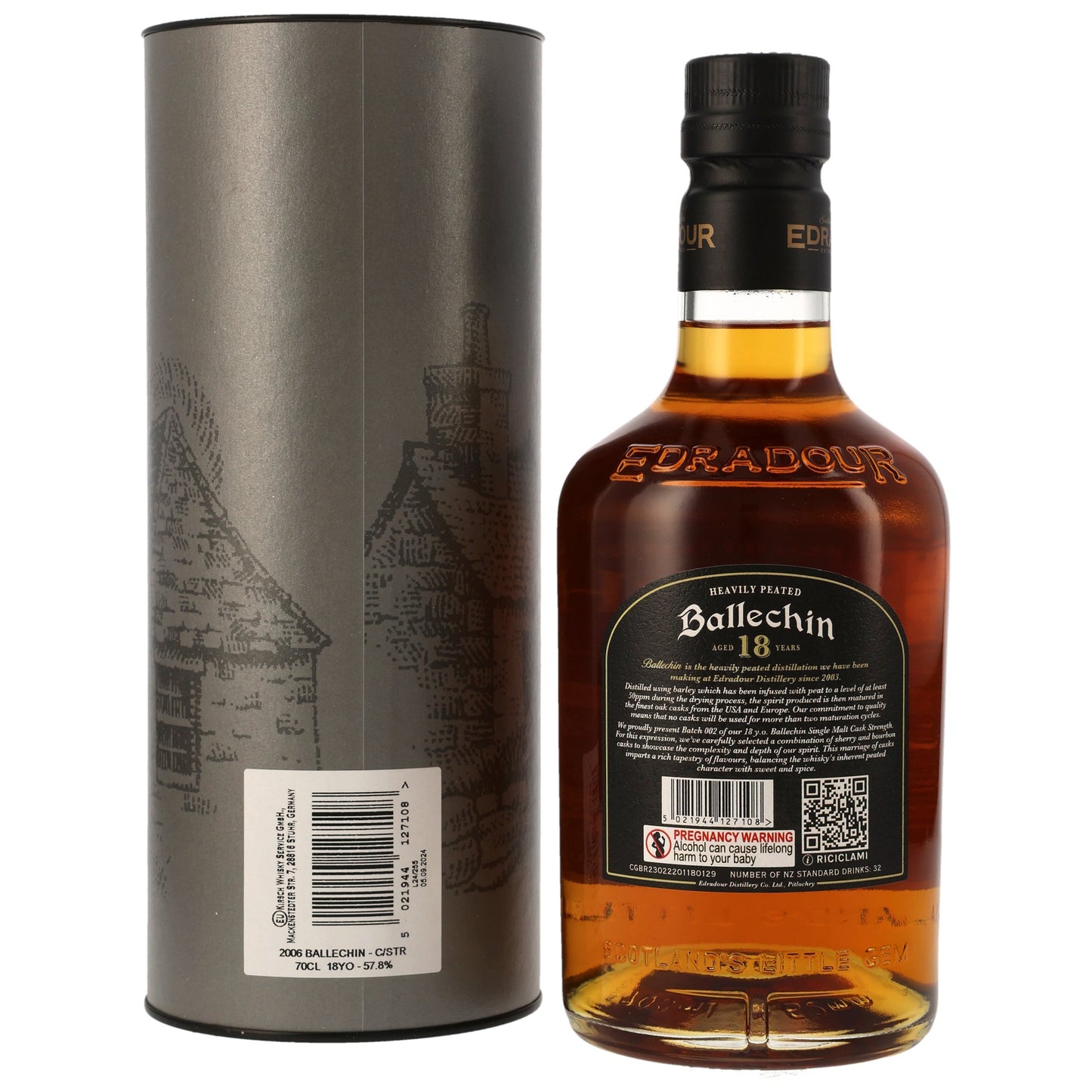 BALLECHIN - 18 Jahre Cask Strength Batch #2 - 57,8% Vol.