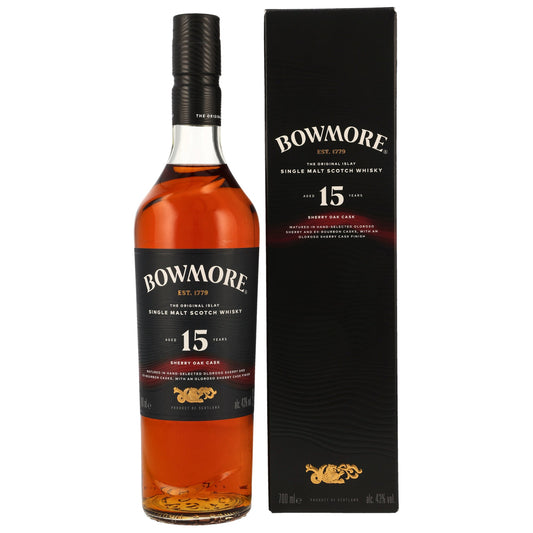 BOWMORE - 15 Jahre Sherry Cask 2024 - 43% Vol.