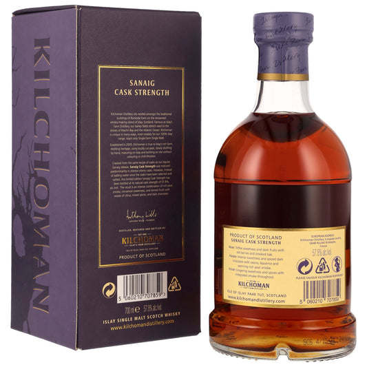 KILCHOMAN - Sanaig Cask Strength - 57,8% Vol.