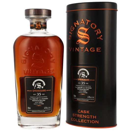 SPRINGBANK - 1989/2024 - 35 Jahre - #14/03/1 Signatory Symingtons Choice - 47,8% Vol.