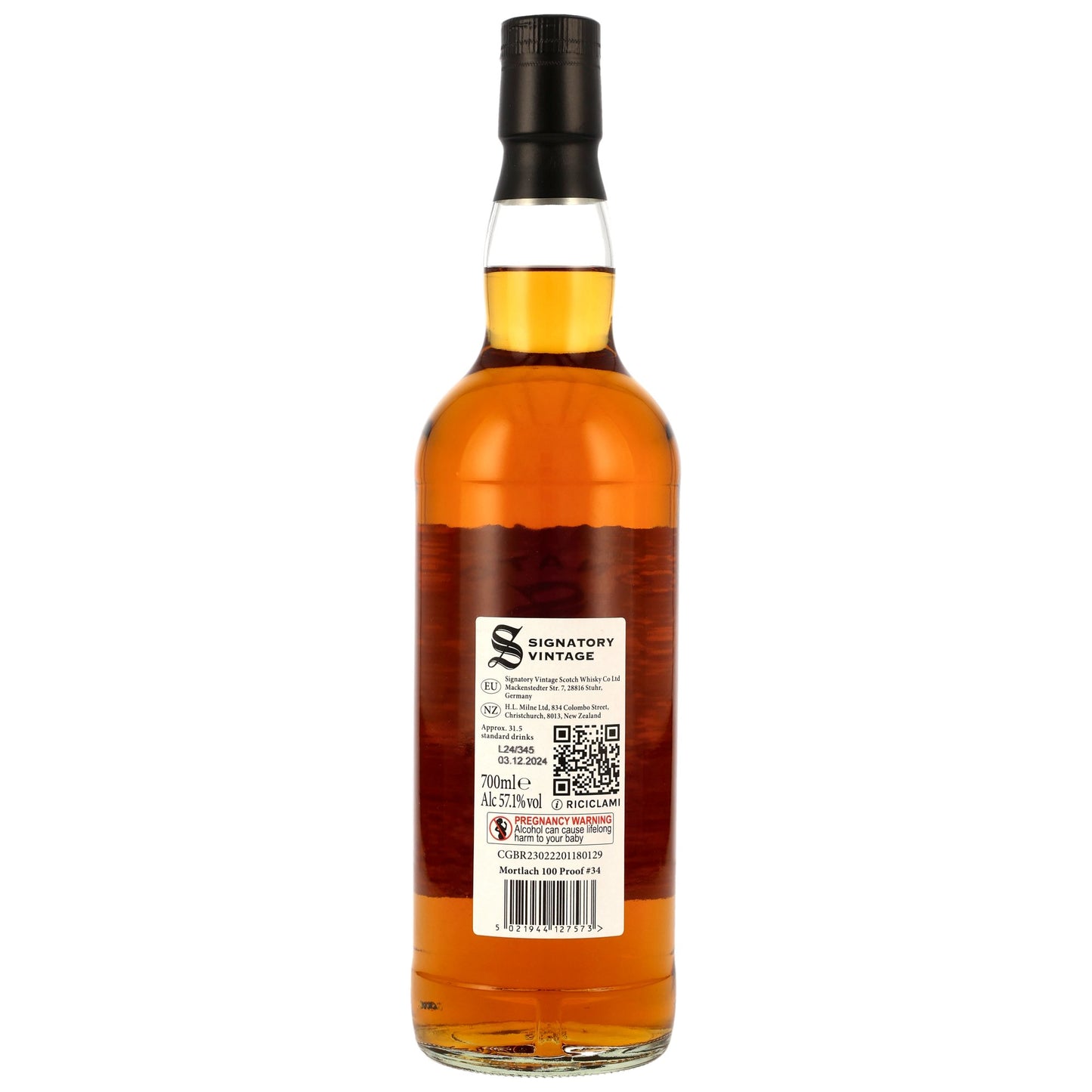 MORTLACH - 2013/2024 11 Jahre Signatory 100 PROOF Edition #34 - 57,1% Vol.