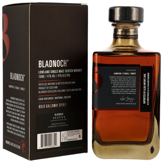 BLADNOCH - Alinta PX Sherry & EX Bourbon Cask Matured - 47% Vol.