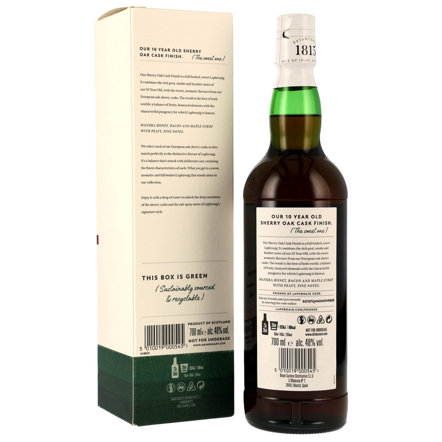 LAPHROAIG - 10 Jahre Sherry Cask - 48% Vol.