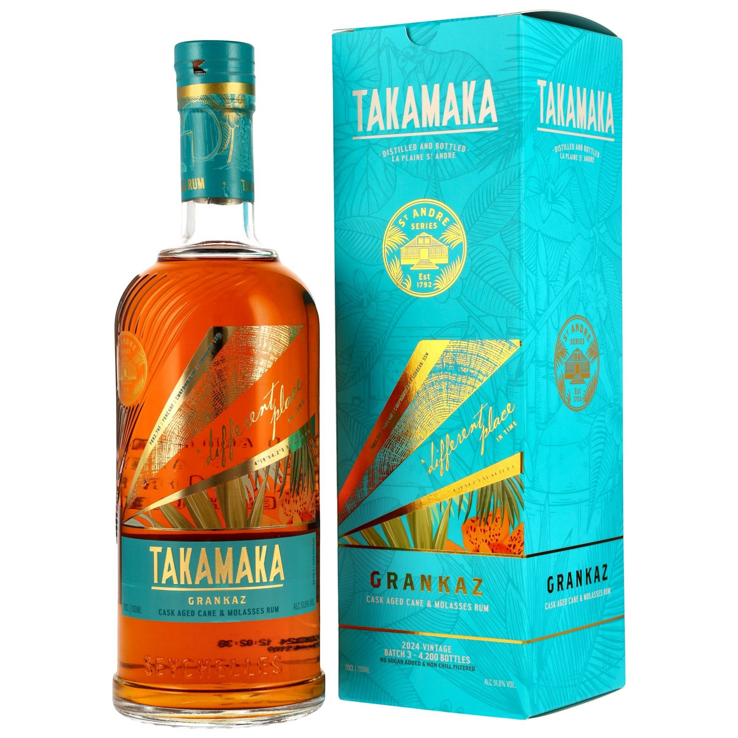TAKAMAKA - Grankaz Rum Batch 3 - 51,6% Vol.